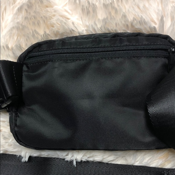 Black Nylon Men's Crossbody Bag - Picture 10 of 12